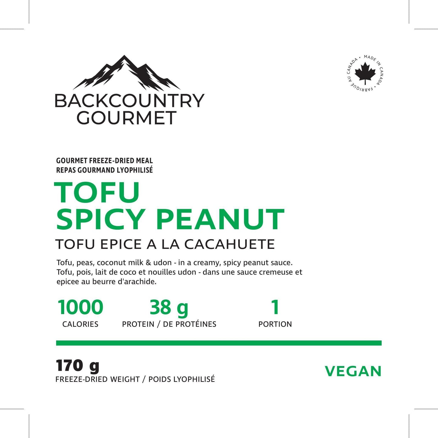 Tofu Spicy Peanut (Vegan)