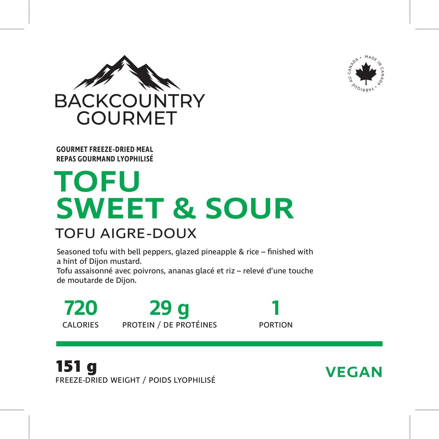 Tofu Sweet & Sour (Vegan)