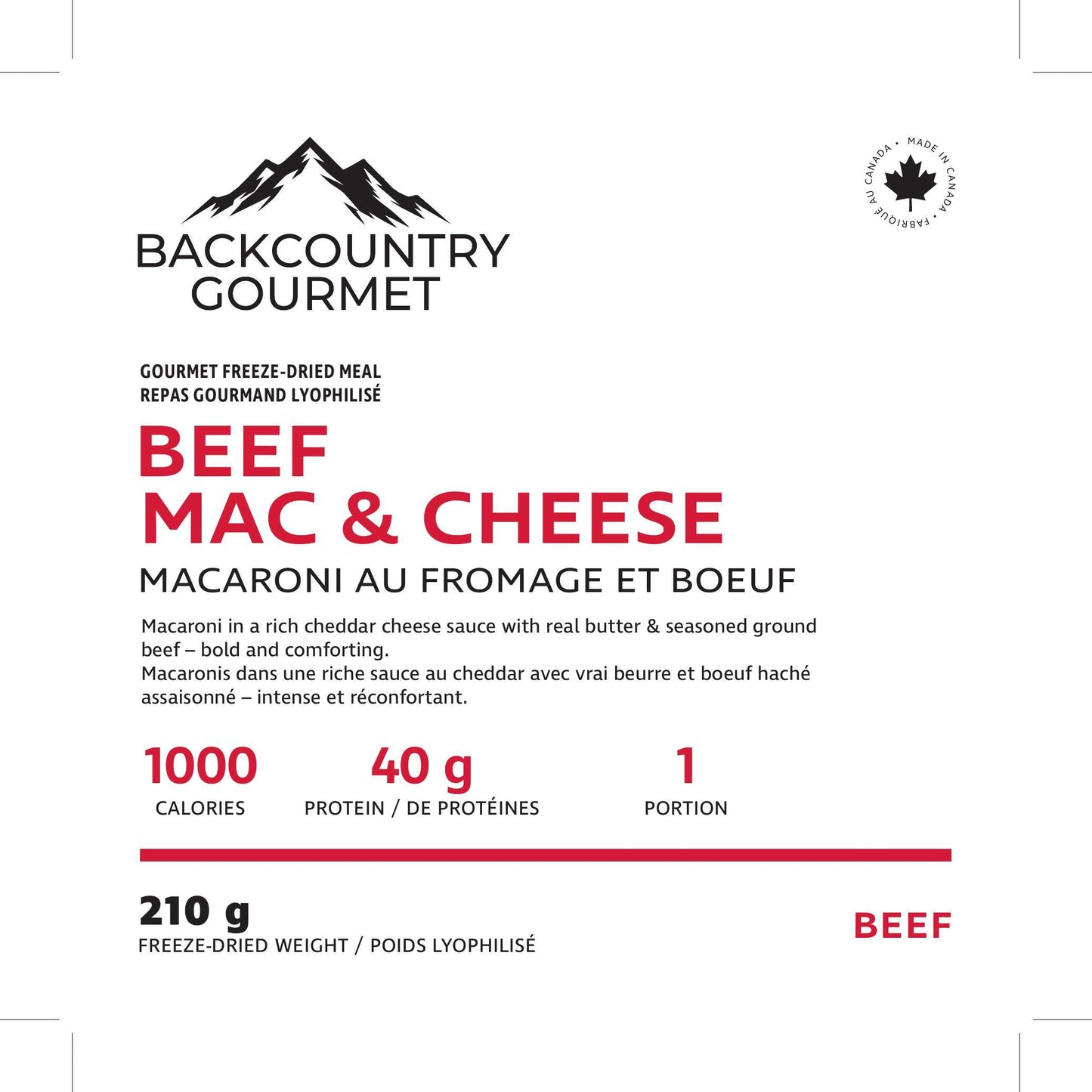 Beef Mac & Cheese (Beef)