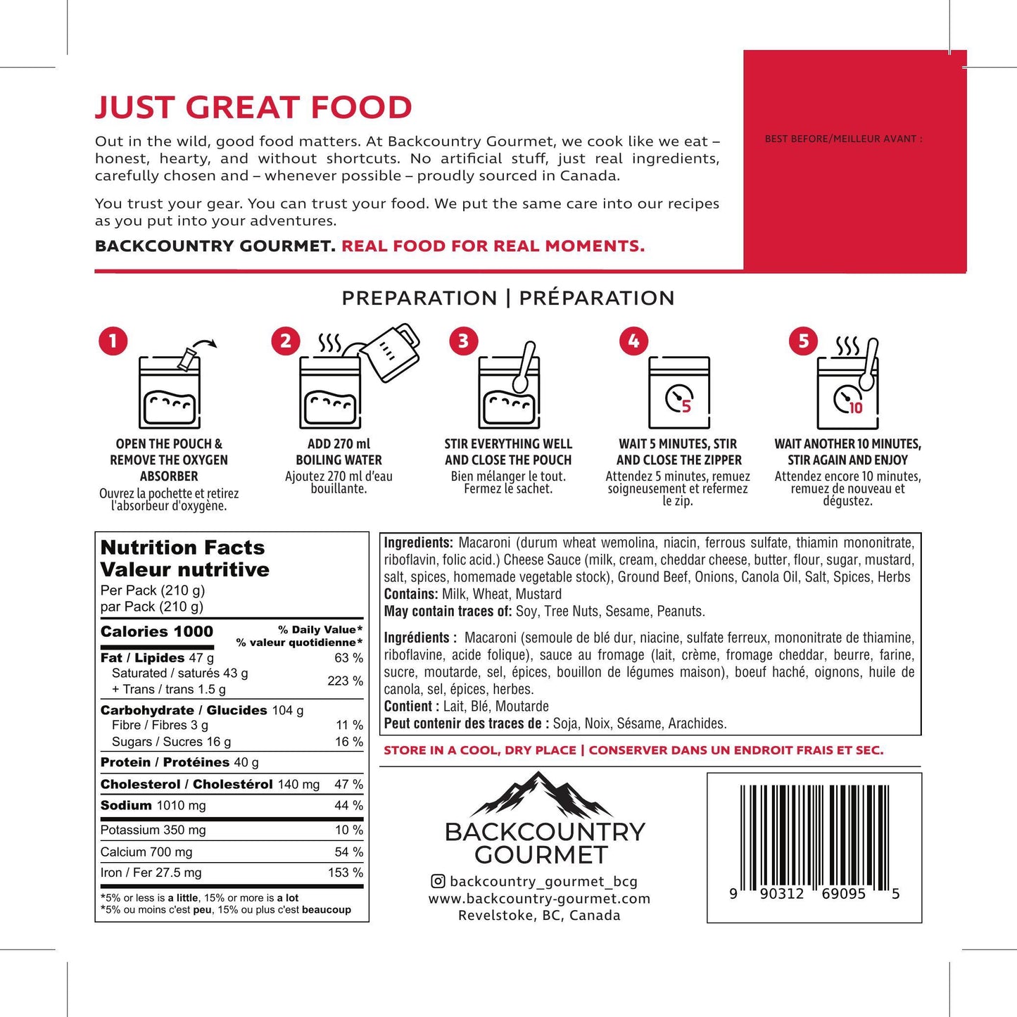 Beef Mac & Cheese (Beef)