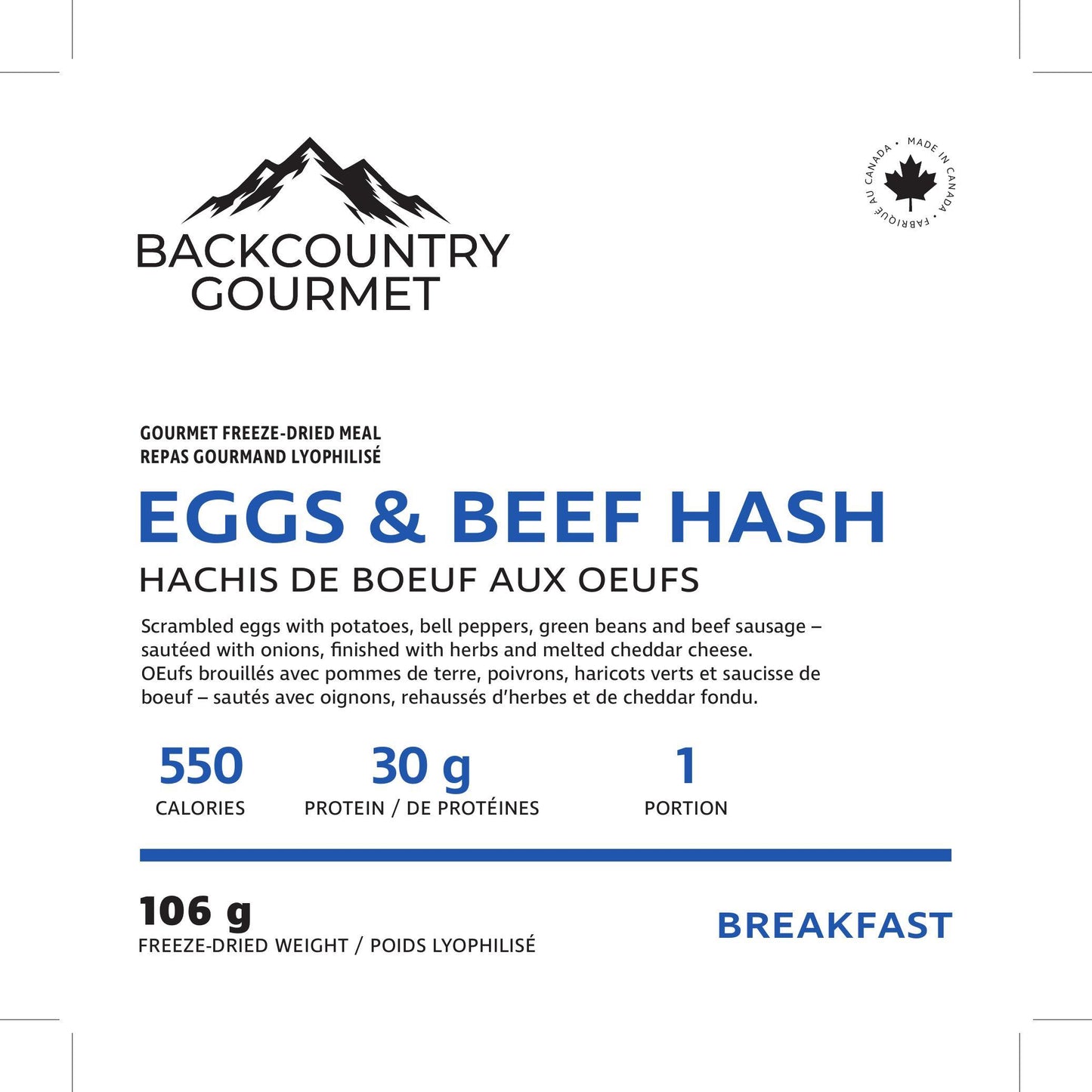 Eggs & Beef Hash (Breakfast)