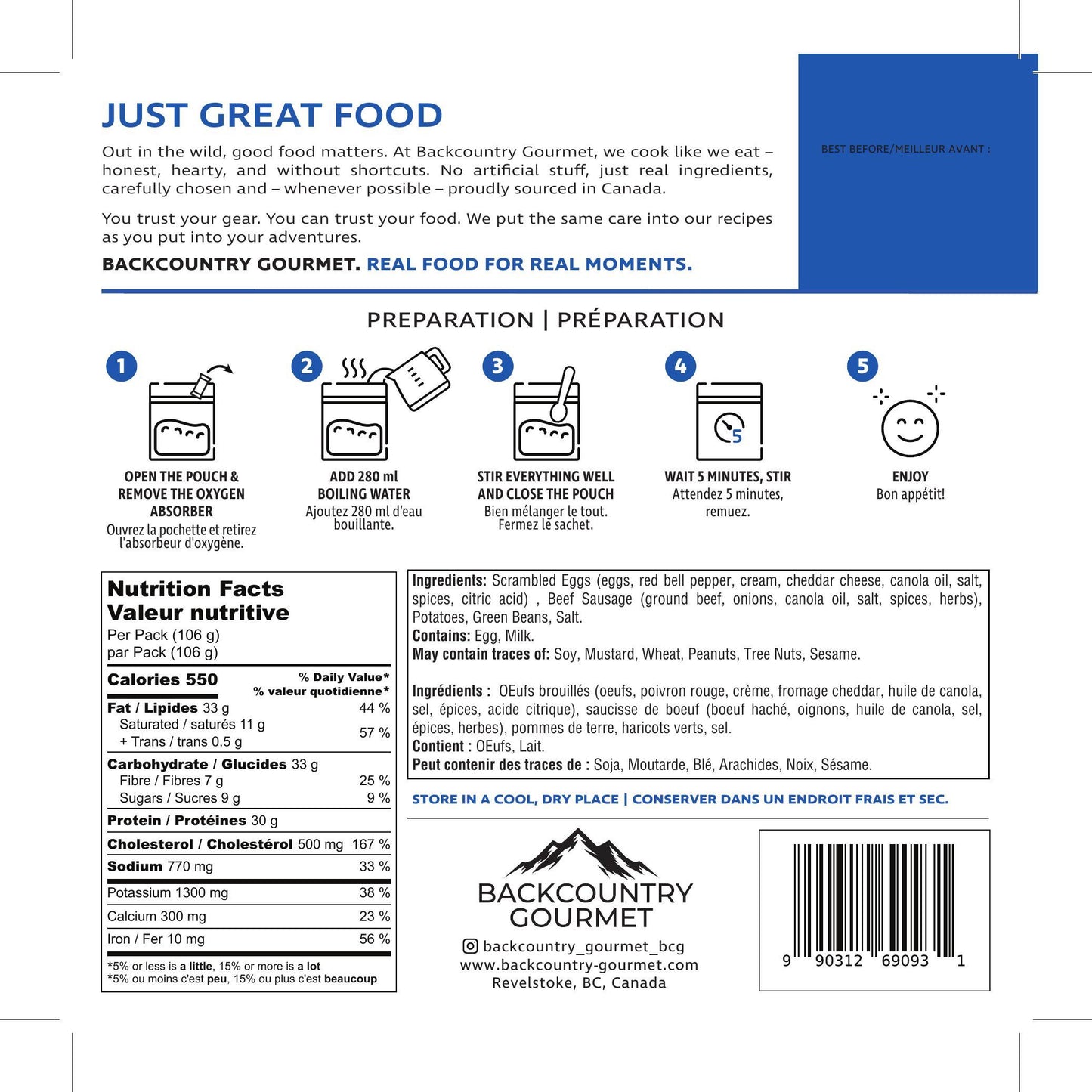 Eggs & Beef Hash (Breakfast)