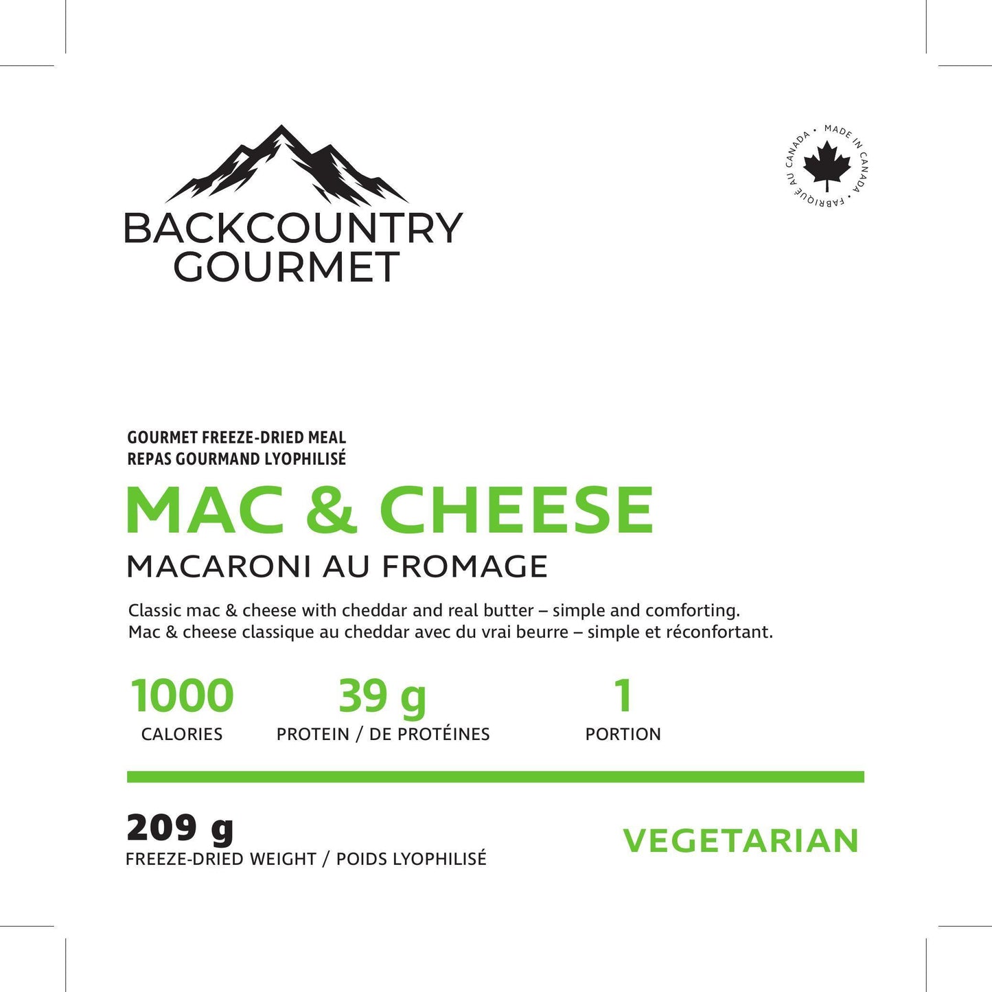 Mac & Cheese (Vegetarian)