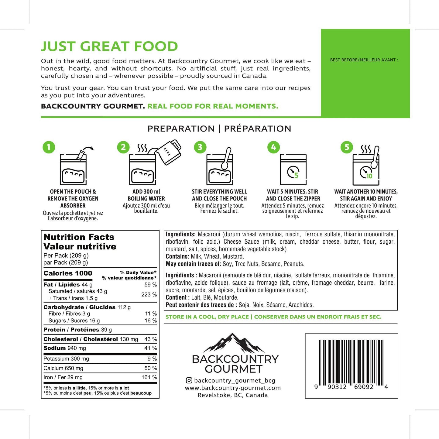 Mac & Cheese (Vegetarian)