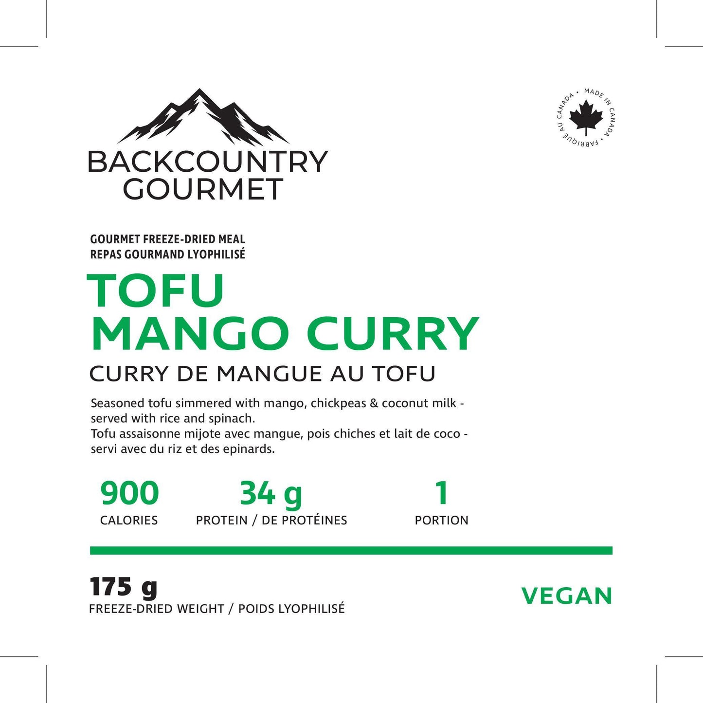 Tofu Mango Curry (Vegan)