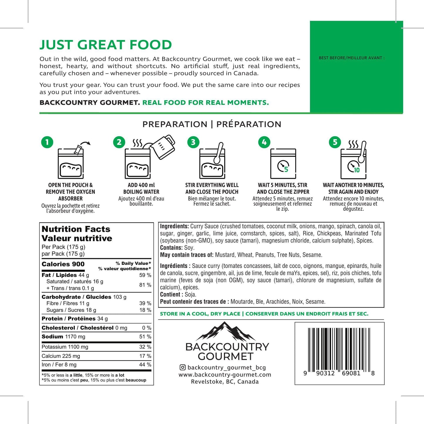 Tofu Mango Curry (Vegan)